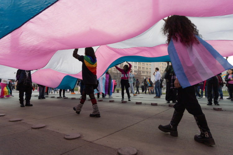 Imagen de archivo de varias personas que participan en una marcha LGTBI en Santiago de Chile. EFE/ Ailen Díaz