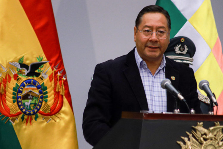 Foto de archivo del presidente de Bolivia, Luis Arce. EFE/ Gabriel Márquez