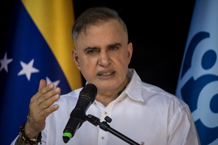 Fotografía de archivo del fiscal general de Venezuela, Tarek William Saab, durante un acto en el Ministerio Público el 23 de octubre de 2024, en Caracas (Venezuela). EFE/ Miguel Gutiérrez