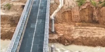 Mérida | Construyen pasarela peatonal en puente Onia de El Vigía