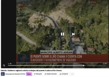 Mérida | Puente Chama II a la espera de ser concluido