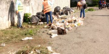 Cumplidas intensas y consecutivas jornadas de trabajo para mantener limpias calles de Sabana de Mendoza
