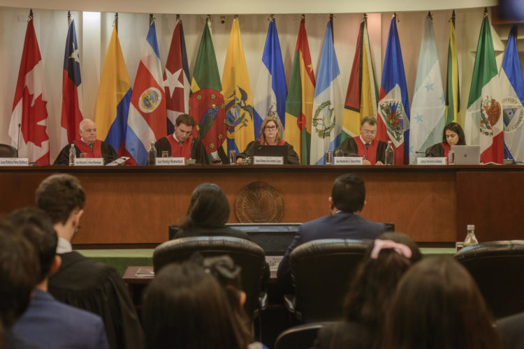 Fotografía de archivo que muestra una audiencia de la Corte Interamericana de Derechos Humanos (CorteIDH), en San José (Costa Rica). EFE/ Alexander Otarola