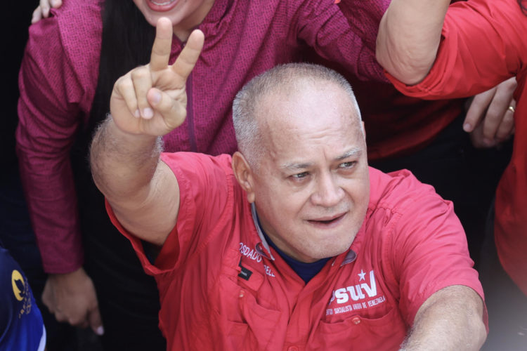 Foto de archivo del ministro del interior de Venezuela, Diosdado Cabello. EFE/ Miguel Gutiérrez