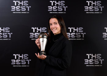 Aitana Bonmatí, mejor jugadora del mundo por segundo año consecutivo