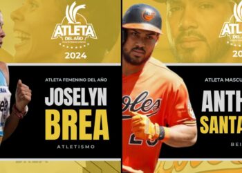Joselyn Brea y Anthony Santander ganan el premio Atleta del Año 2024