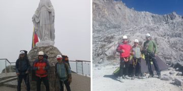 Tres montañistas trujillanos realizaron cumbre simbólica al Pico Bolívar por el Día Internacional de las Montañas