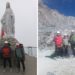 Tres montañistas trujillanos realizaron cumbre simbólica al Pico Bolívar por el Día Internacional de las Montañas