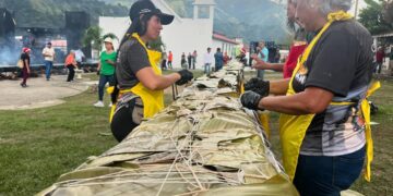 32 años de tradición, 32 metros de largo, ese es el logro del Hallacazo Bellavistero 2024