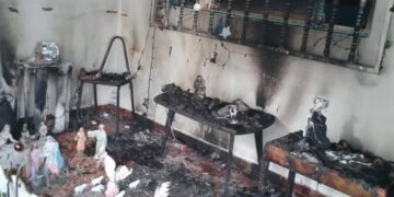 En plena Navidad: Material pirotécnico casi incendia una casa en Boconó