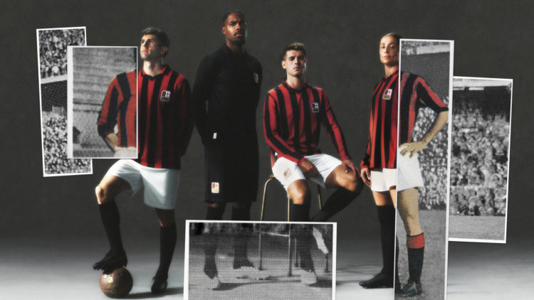 El Milan presentó este jueves una colección para conmemorar los 125 años de historia del club italiano con tres camisetas de manga larga estilo retro y el "Diavoleto", el símbolo del equipo, para homenajear su fundación en 1899.  EFE/ A.C. Milán/Vincenzo Schioppa/SOLO USO EDITORIAL/SOLO DISPONIBLE PARA ILUSTRAR LA NOTICIA QUE ACOMPAÑA (CRÉDITO OBLIGATORIO)