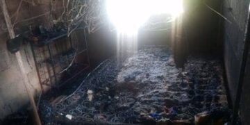 Un tumbarrancho provocó incendio de una casa en El Vigía