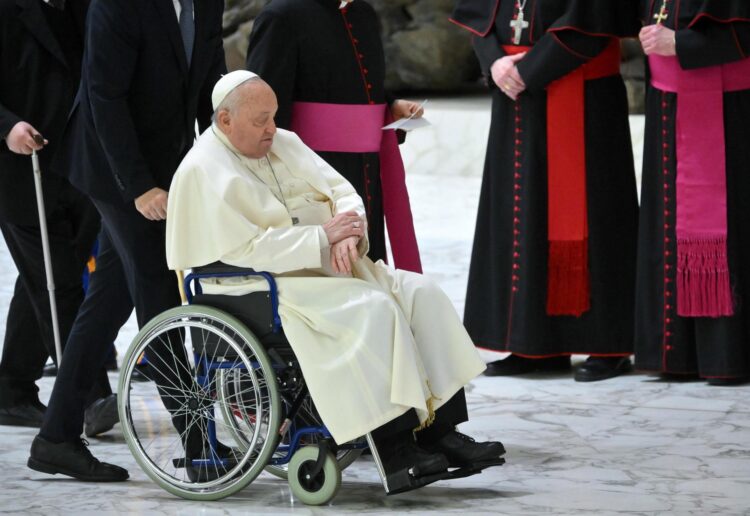 El Papa Francisco durante su audiencia general semanal en la Sala Pablo VI, en la Ciudad del Vaticano, 22 de enero de 2025. (Papá) 
EFE/EPA/ALESSANDRO DI MEO