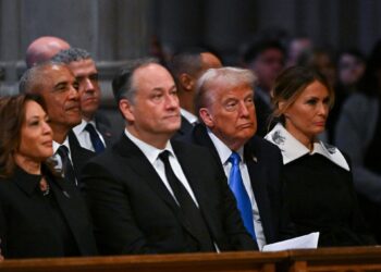 El funeral de Carter, con Biden, cuatro expresidentes, Trudeau, pero sin Michelle Obama