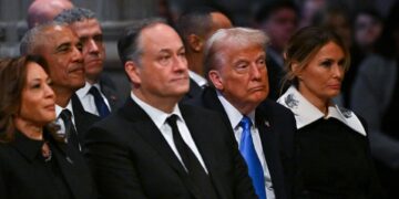 El funeral de Carter, con Biden, cuatro expresidentes, Trudeau, pero sin Michelle Obama