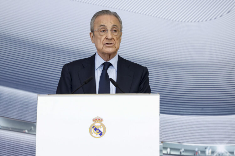 El presidente del Real Madrid, Florentino Pérez, en una foto de archivo. EFE/Chema Moya