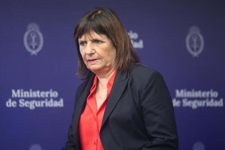 La ministra de Seguridad argentina, Patricia Bullrich, en una foto de archivo. EFE/ Juan Ignacio Roncoroni