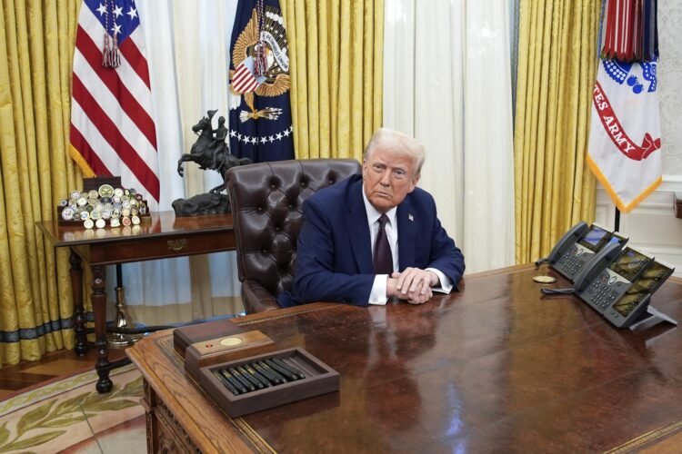 Fotografía del presidente de Estados Unidos, Donald Trump. EFE/Yuri Gripas