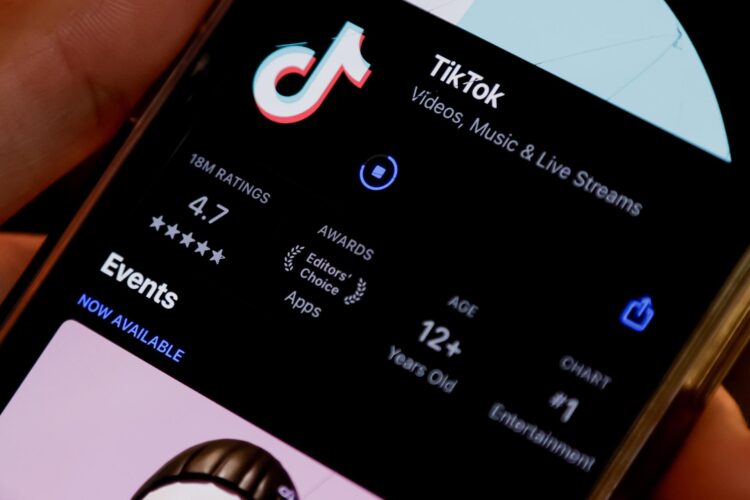 Fotografía de la aplicación TikTok.EFE/Erik S. Lesser