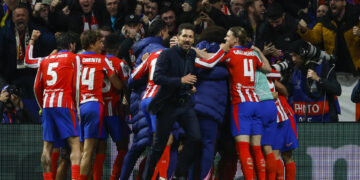 Cuatro victorias seguidas del Atlético en la Champions, ocho años después