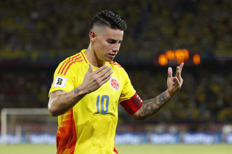 Fotografía de archivo donde aparece el jugador colombiano de fútbol, James Rodríguez. EFE/ Mauricio Dueñas Castañeda