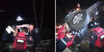 Vuelco dejó un hombre lesionado en Boconó