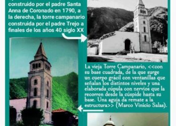 La torre campanario símbolo eterno de La Puerta / Por Oswaldo Manrique