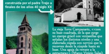La torre campanario símbolo eterno de La Puerta / Por Oswaldo Manrique