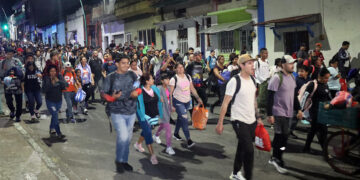 La primera caravana migrante del año parte de la frontera sur de México