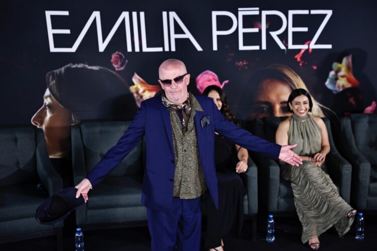 El director francés Jacques Audiard participa en una rueda de prensa de la película Emilia Pérez, este miércoles en Ciudad de México (México). EFE/Sáshenka Gutiérrez