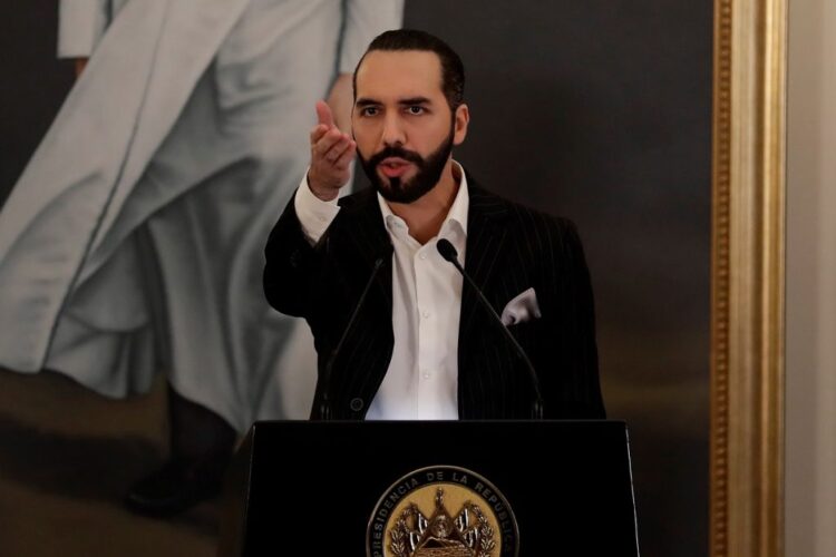 El presidente salvadoreño, Nayib Bukele. Foto EFE