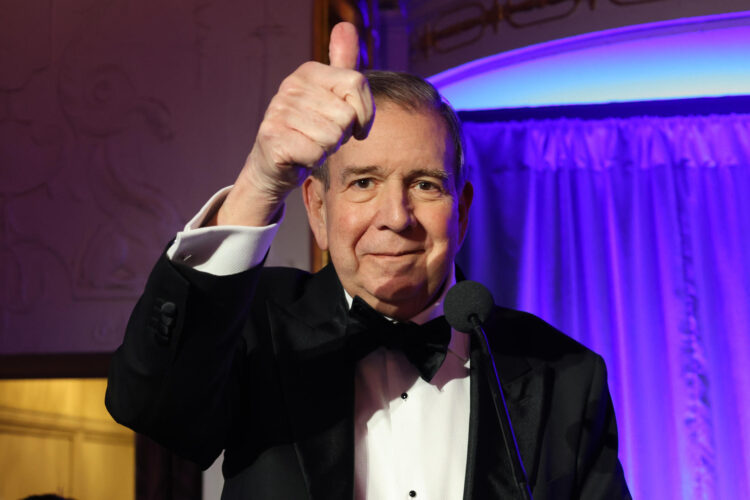 19/01/2025.- El líder opositor venezolano Edmundo González Urrutia participa durante una gala inaugural por la investidura del presidente electo estadounidense, Donald Trump, EFE/ Octavio Guzmán