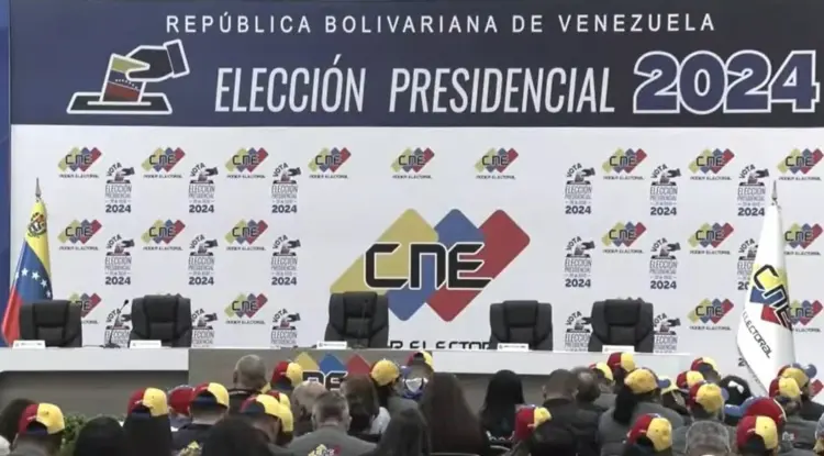 La espera de resultados se prolongó por más de seis horas después del cierre de los centros electorales. Foto: captura de pantalla