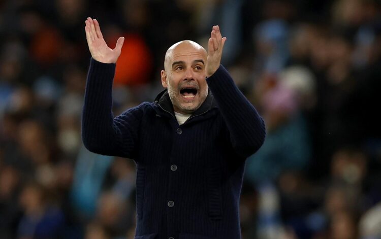 El entrenador del Manchester City, Pep Guardiola. EFE/EPA/ADAM VAUGHAN