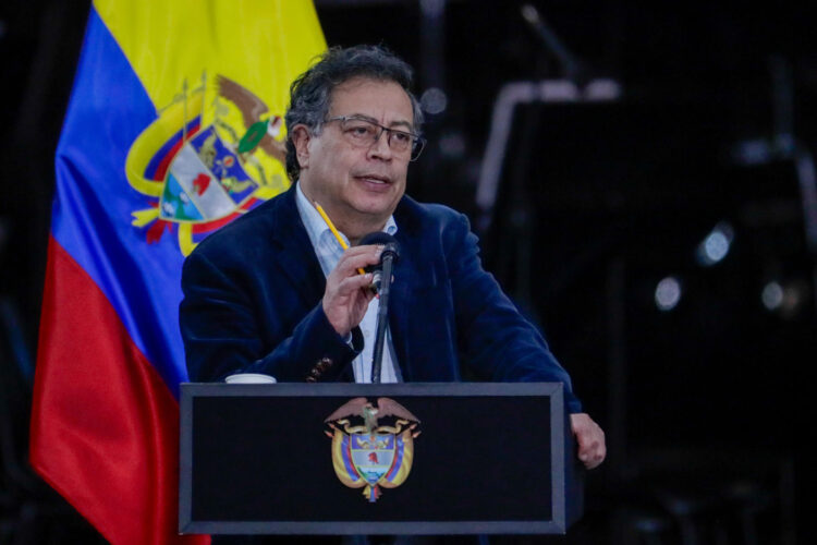 Fotografía de archivo del presidente de Colombia, Gustavo Petro. EFE/ Carlos Ortega