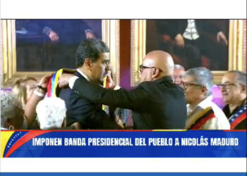 Maduro jura ante Jorge Rodríguez, pese a denuncias de fraude