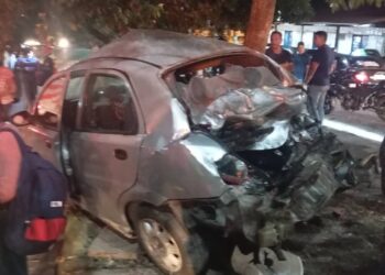 Un muerto y dos heridos el saldo de accidente de tránsito ocurrido en la Av. Las Américas de Mérida