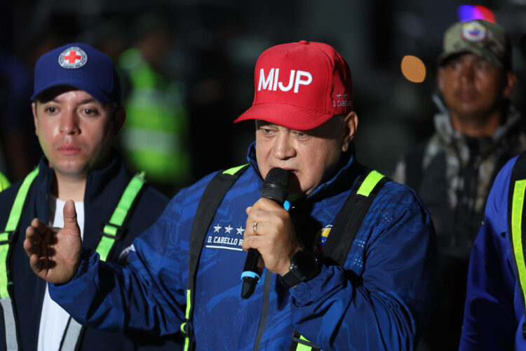 El ministro de Interior de Venezuela, Diosdado Cabello, en una foto de archivo. EFE/ Miguel Gutiérrez