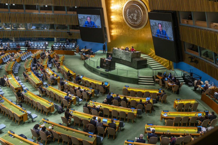 Fotografía de archivo de la Asamblea General de la ONU. EFE/ Ángel Colmenares