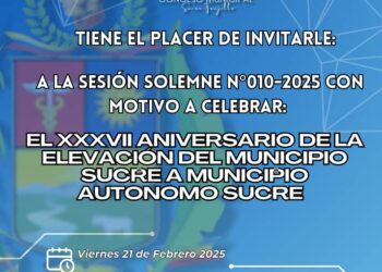 Un fuerte aguacero provocó suspensión de sesión del Concejo de Sucre para celebrar la autonomía del municipio