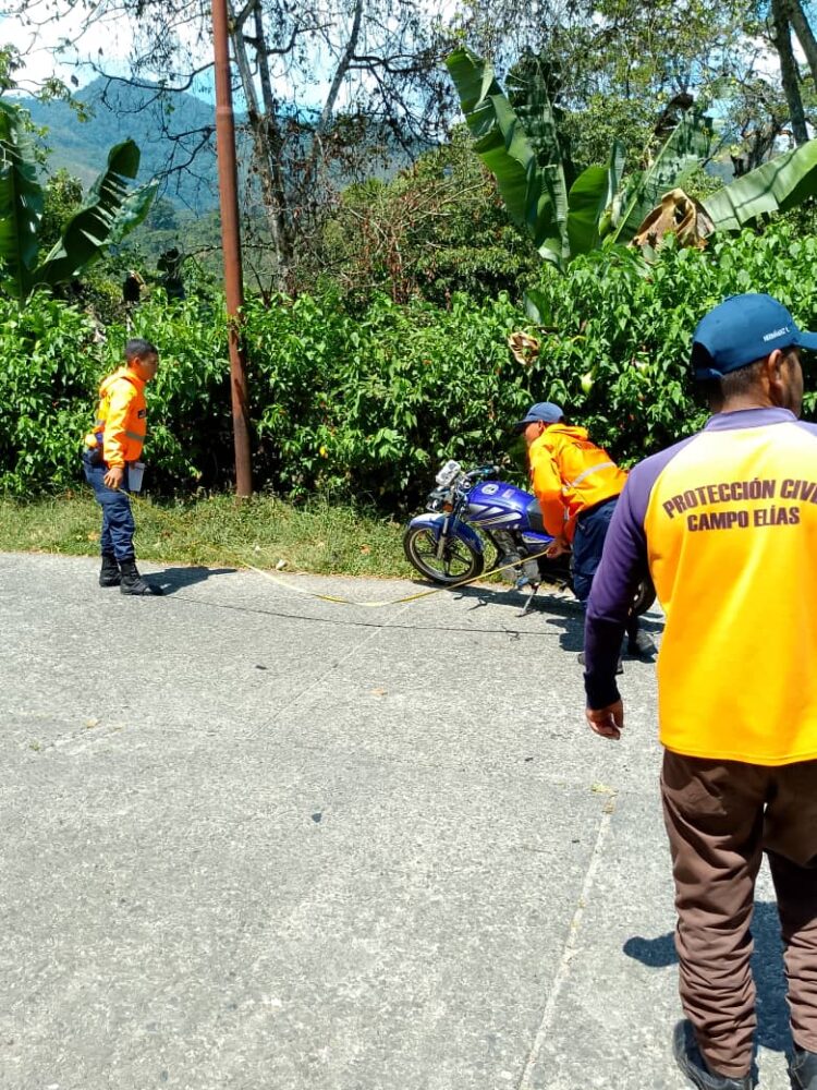 Septuagenario es arrollado por unos adolescentes en Campo Elías