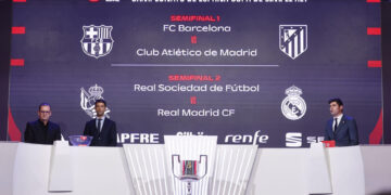 Barcelona-Atlético de Madrid y Real Sociedad-Real Madrid, semifinales de la Copa del Rey