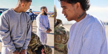 Miembros del Tren de Aragua fueron trasladados a la cárcel de Guantánamo