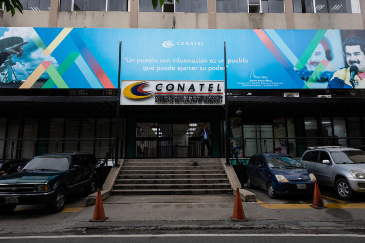 Fotografía de la Comisión Nacional de Telecomunicaciones de Venezuela (Conatel). EFE/ Rayner Peña R.