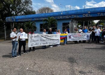 Táchira | Trabajadores universitarios y gremios exigieron salarios dignos y cumplimiento de derechos constitucionales