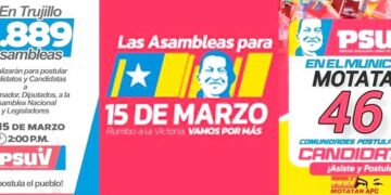 En Motatán: 46 asambleas postularán candidaturas del PSUV de cara al 25 de mayo