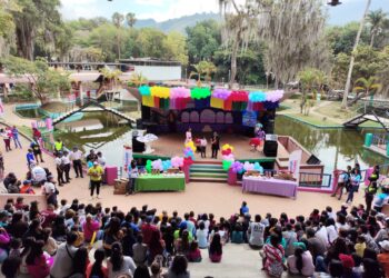 Familias de Mérida disfrutan del Carnaval Infantil en el parque La Isla