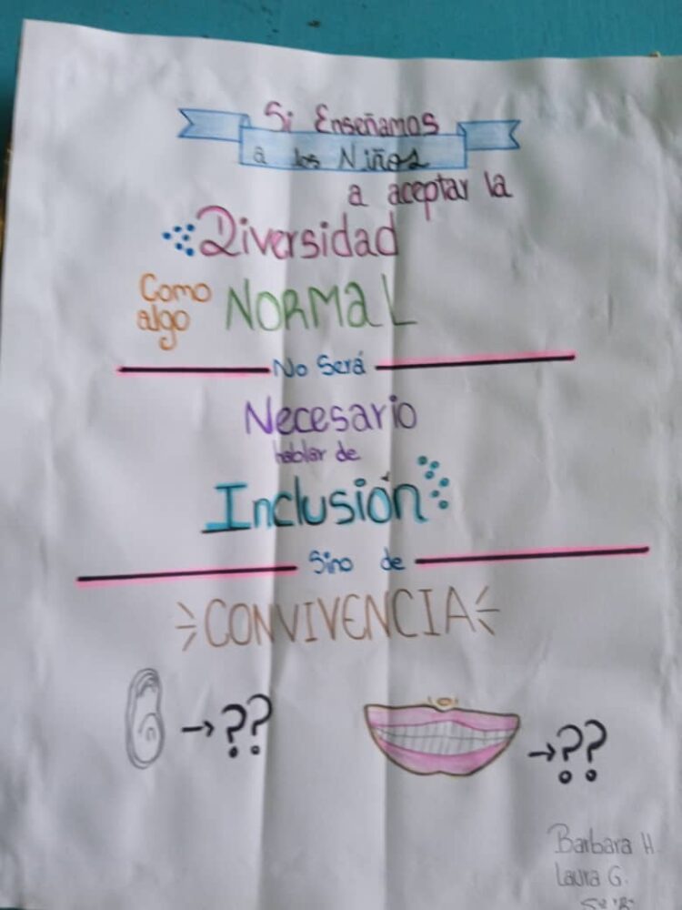 Sociedad de personas sordas de Boconó visitó la Escuela Monseñor Mejía