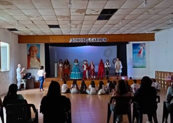 Compañía municipal de teatro de Boconó se presentó ante los Serafines