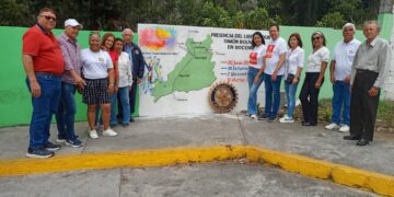 Rotary Club apertura mural con temática histórica en Boconó